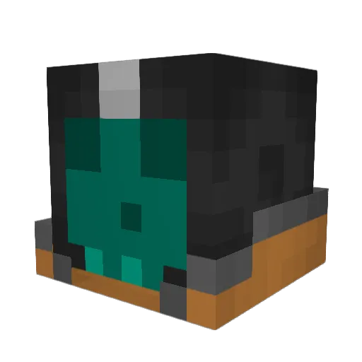 ARCDROX Minecraft avatar head, 3D render