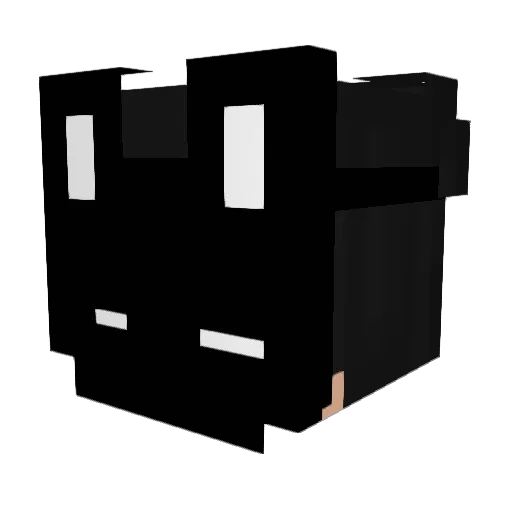 ARDZ1 Minecraft avatar head, 3D render