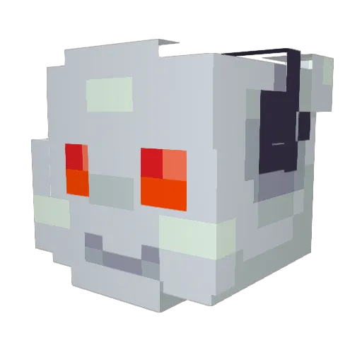 ARDzap Minecraft avatar head, 3D render