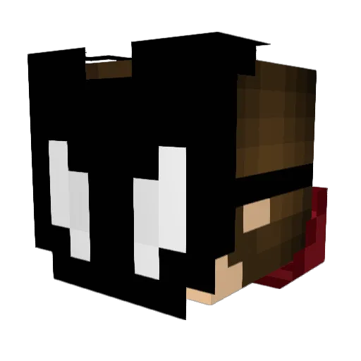 ARIMAH7 Minecraft avatar head, 3D render