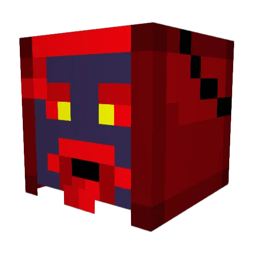 ARIORX Minecraft avatar head, 3D render