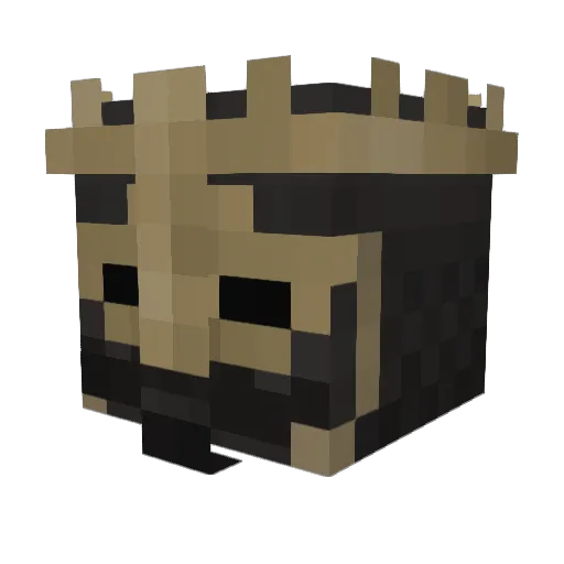 ARK1san Minecraft avatar head, 3D render