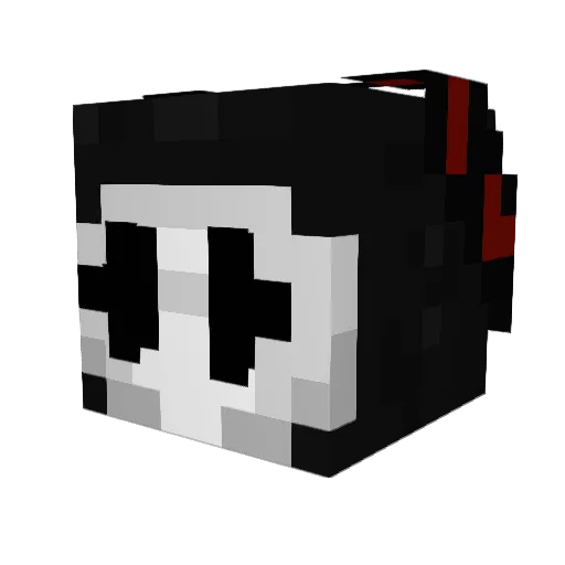 ARKSpringTrap Minecraft avatar head, 3D render