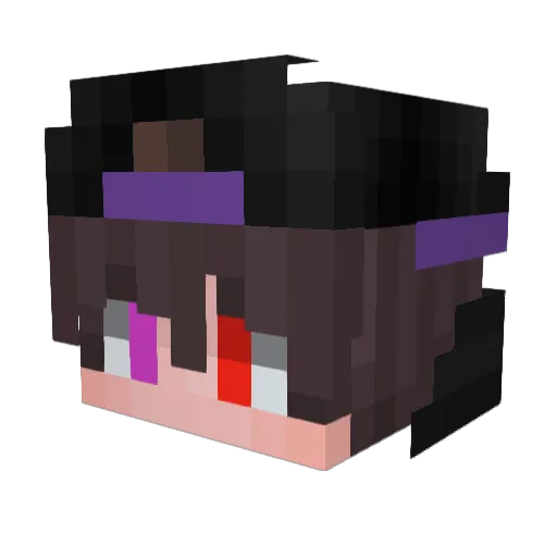ARK_Gamer Minecraft avatar head, 3D render