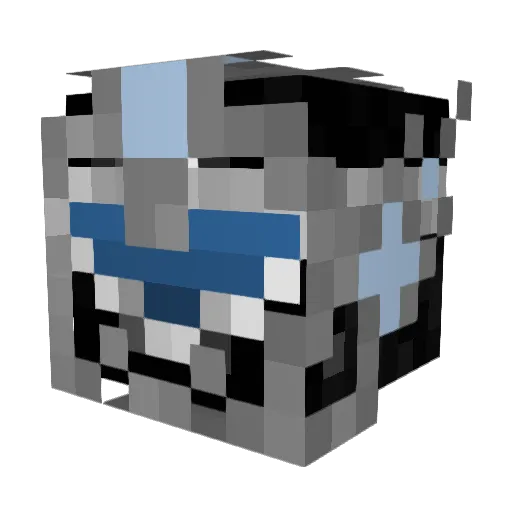 ARMY_JED Minecraft avatar head, 3D render