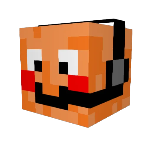 ARNE_GER Minecraft avatar head, 3D render