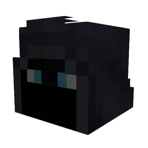 ARNx4RisE Minecraft avatar head, 3D render