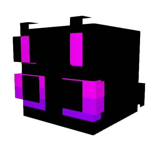 AROMSS Minecraft avatar head, 3D render