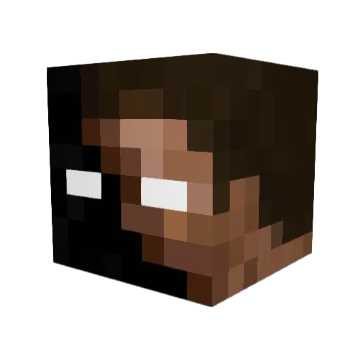 ARONDINHO__ Minecraft avatar head, 3D render