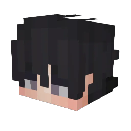ARRA1L Minecraft avatar head, 3D render