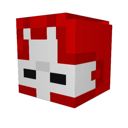 ARROW327 Minecraft avatar head, 3D render
