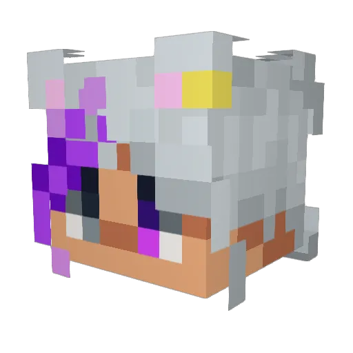 ARSi_641 Minecraft avatar head, 3D render
