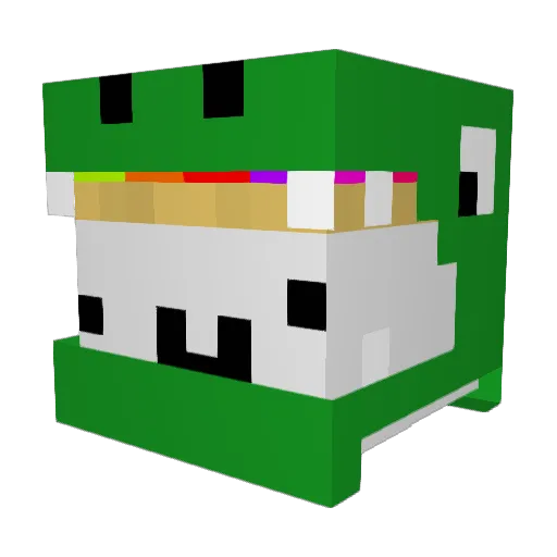 ARTEM1Zzz Minecraft avatar head, 3D render
