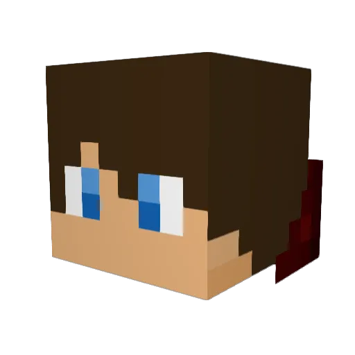 ARTEMPVPPRO228 Minecraft avatar head, 3D render