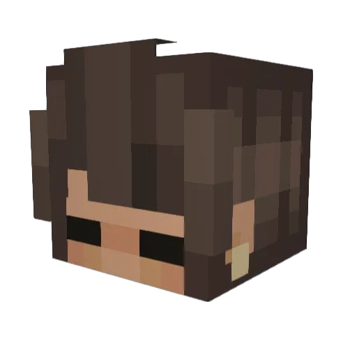 ARTHURXMEDIC Minecraft avatar head, 3D render
