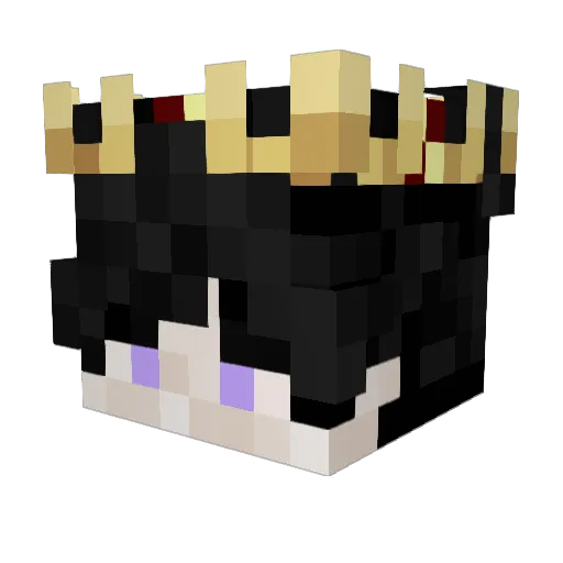 ARTICMARKPAT Minecraft avatar head, 3D render