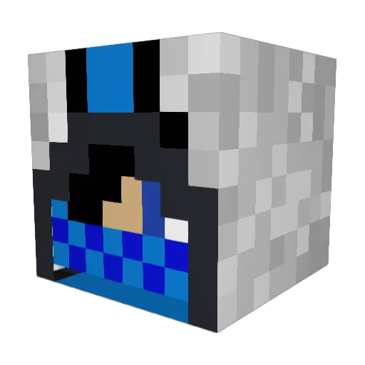 ARTIOM28 Minecraft avatar head, 3D render
