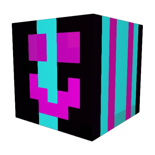 ARTOFPOTATOFIGHT Minecraft avatar head, 3D render