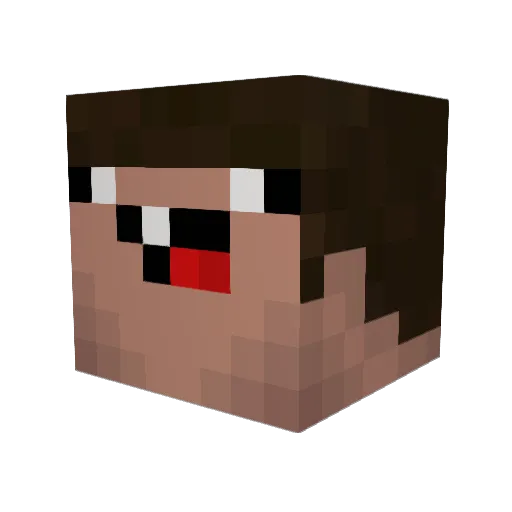 ARTUROJR9 Minecraft avatar head, 3D render