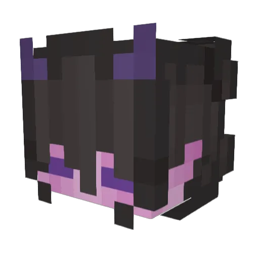 ARUAGOON7 Minecraft avatar head, 3D render