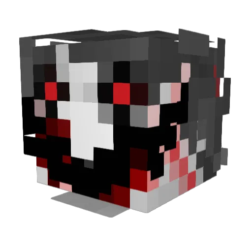 ARiKA_xr0 Minecraft avatar head, 3D render