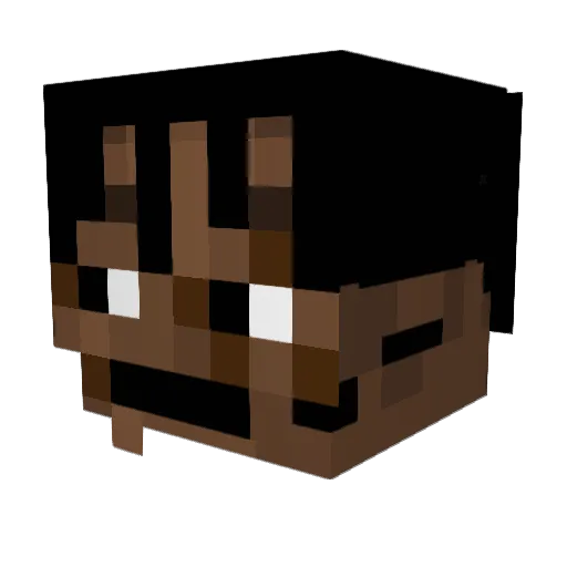 ARosee23 Minecraft avatar head, 3D render