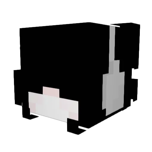 AS6ORA Minecraft avatar head, 3D render