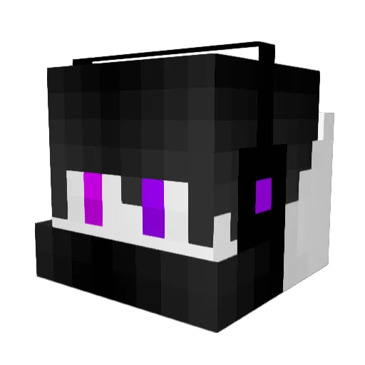 ASAHI1023 Minecraft avatar head, 3D render