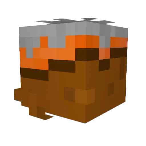 ASAP_SLOPPYTOP4 Minecraft avatar head, 3D render