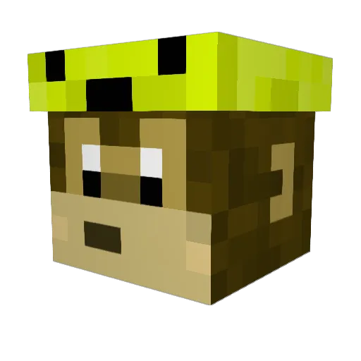 ASAPcullen Minecraft avatar head, 3D render