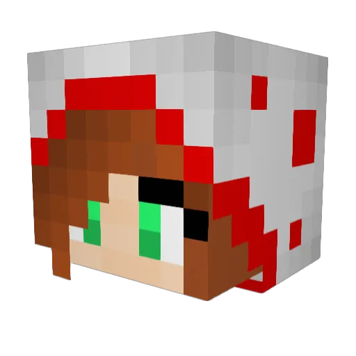 ASAVAGEBEAST Minecraft avatar head, 3D render