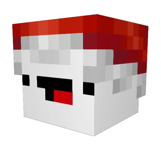 ASDGGH Minecraft avatar head, 3D render