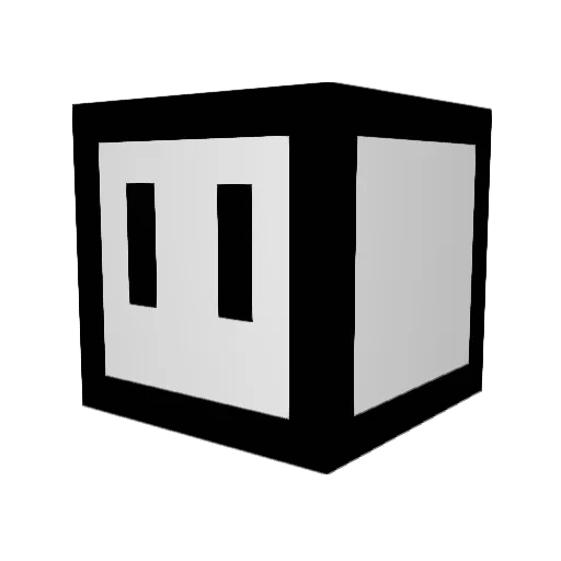ASEIEND Minecraft avatar head, 3D render