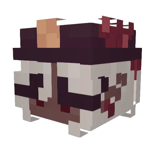 ASHAwashere Minecraft avatar head, 3D render