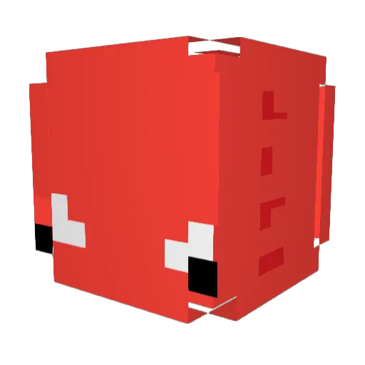 ASHMAN1011493 Minecraft avatar head, 3D render