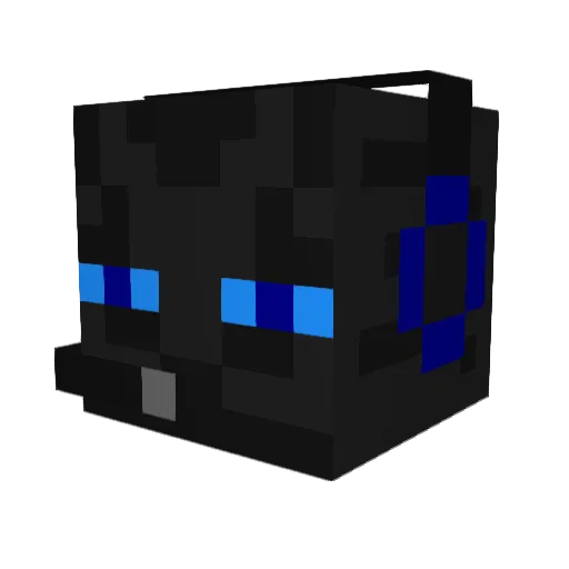 ASHPD9201 Minecraft avatar head, 3D render