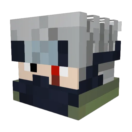 ASJ_Dsouza Minecraft avatar head, 3D render