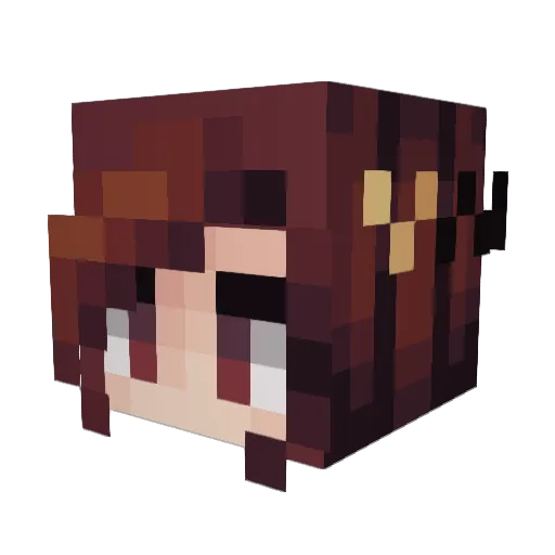 ASL_Nerd Minecraft avatar head, 3D render