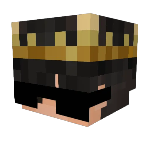 ASMinotauR Minecraft avatar head, 3D render