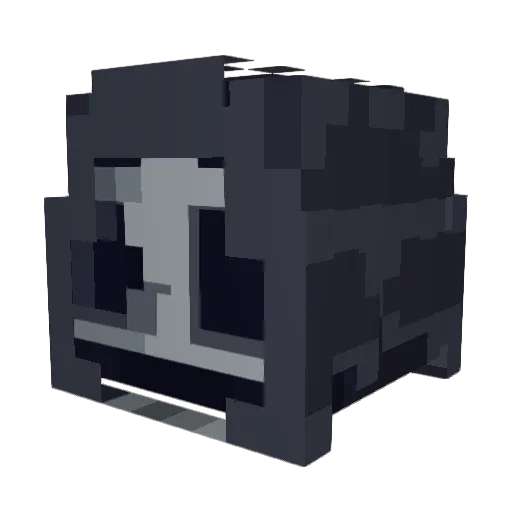 ASPEKTE Minecraft avatar head, 3D render