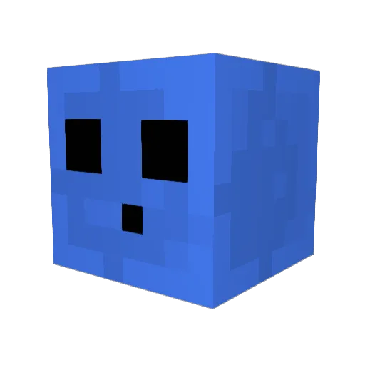 ASPHALD Minecraft avatar head, 3D render