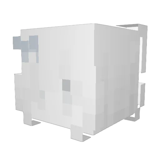 ASSOCIALHOSTILE Minecraft avatar head, 3D render