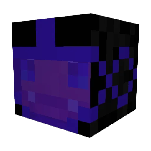 ASTRA_beta Minecraft avatar head, 3D render