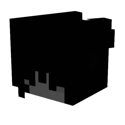 ASTRITE Minecraft avatar head, 3D render
