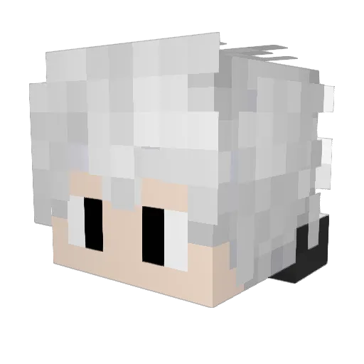 ASTROXGG Minecraft avatar head, 3D render