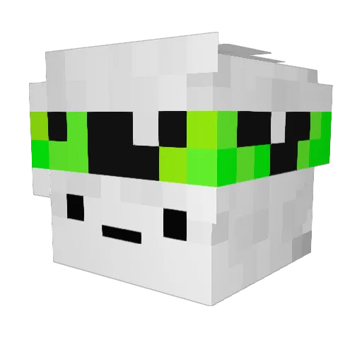 ASTRO_BTK Minecraft avatar head, 3D render