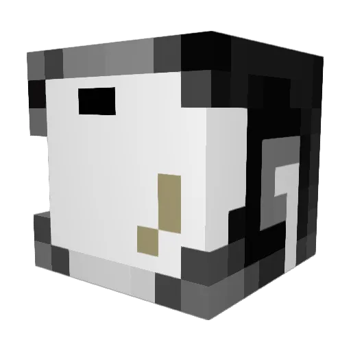 ASTRTONEER Minecraft avatar head, 3D render