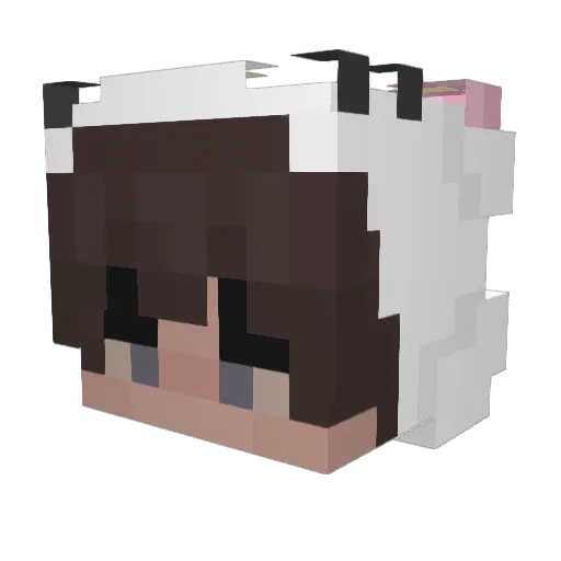 ASTRYCX Minecraft avatar head, 3D render