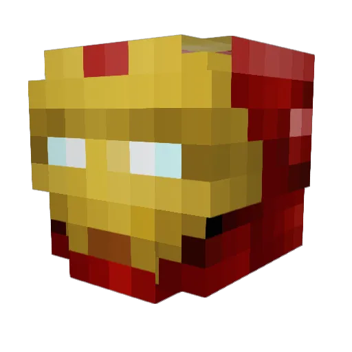 ASXP_REEYY Minecraft avatar head, 3D render