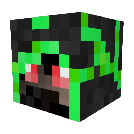 ASadT3ddyBear Minecraft avatar head, 3D render
